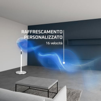 Rowenta Turbo Silence Extreme +, stojanový ventilátor s 16 rychlostmi a 3 automatickými režimy, tichý ventilátor s technologií E